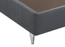 Ver imagem 2 de Base Sommier Camurça Cinza Queen (158x198x30) - Ortobom