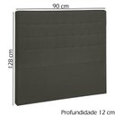 Ver imagem 4 de Cabeceira Solteiro 90 cm Lonnd Linho SL 74 Peer