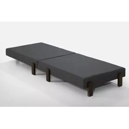 Cama Dobrável Portátil Solteiro Colchão Embutido Pés em Madeira 188x88 Camping - Av:marrom - 7