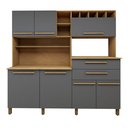 Ver imagem 3 de Armário de Cozinha 7 Portas 2 Gavetas Monte Rey