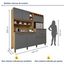 Ver imagem 4 de Armário de Cozinha 7 Portas 2 Gavetas Monte Rey