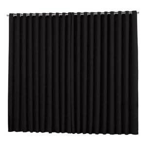 Cortina para Sala Quarto Tecido Blackout Preto 2,00x1,30