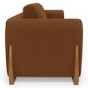 Ver mais imagens de Sofá Living Bloom 180cm 02 Lugares com Pés de Madeira Bouclê Terracota - Desk Design