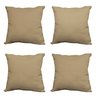 Kit 4 capas Almofada 45x45 Veneto - bege - 1
