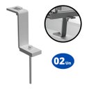 Ver imagem 3 de Estrutura Suporte Z Fixador Placa Painel Solar Alumínio e Inox Para Telha Metálica Ondulada | Perfil