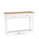 Ver imagem 5 de Aparador 2 Gavetas Tampo em Madeira Maciça Pés Torneados Louise