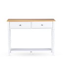 Ver imagem 2 de Aparador 2 Gavetas Tampo em Madeira Maciça Pés Torneados Louise