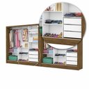 Ver imagem 7 de Closet Casal Duplo Dubai 6 Portas com Espelho 6 Gavetas