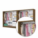 Ver imagem 6 de Closet Casal Duplo Dubai 6 Portas com Espelho 6 Gavetas