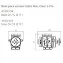 Ver imagem 3 de Valvula Descarga Hydra Max Base 1.1-2\" - Deca