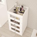 Ver imagem 6 de Penteadeira/Carrinho de Maquiagem com 4 Gavetas Multimóveis CR35022 Branca