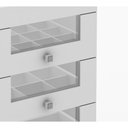 Ver imagem 4 de Penteadeira/Carrinho de Maquiagem com 4 Gavetas Multimóveis CR35022 Branca