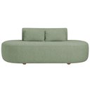 Ver imagem 3 de Sofá Orgânico Horizonte 3 Lugares 180cm Bouclé Verde Claro - Nexta Casa