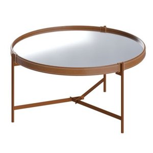 Mesa Aqua Centro Pequena - Espelho/Cobre imcal