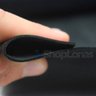 Lençol de Borracha 1mm Piso Manta Proteção Preto Liso 1x8m - 2