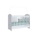 Ver imagem 1 de Berço / Mini Cama Infantil Bala de Menta 3 em 1 Branco - Henn