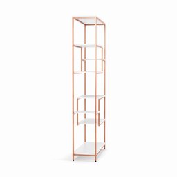 Estante Prateleira Estilo Industrial Organizador 6/4 Níveis Rose Gold - 4