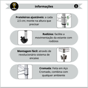 Ver imagem 6 de Fruteira de Chão Aço Cromado com 3 Cestos Ajustáveis
