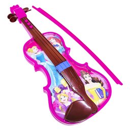 Brinquedo de Menina Princesas Disney Violino Infantil Rosa - 2