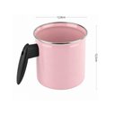 Ver imagem 4 de Conjunto Ágata Leiteira 1L e Panelinha 800ml Rosa Bebê Cabo Nylon Metallouça Esmaltados