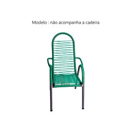 Fio Plástico Cordão Verde Espaguete Enrolar Cadeira Rolo 1kg - 2