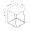 Ver imagem 3 de Conjunto de Mesa e 4 Banquetas Estilo Industrial Placa e Ponto