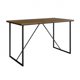 Conjunto de Mesa e 4 Banquetas Estilo Industrial Placa e Ponto - 4 Conjunto de Mesa e 4 Banquetas Estilo Industrial Placa e Ponto - 4