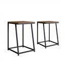 Ver imagem 5 de Conjunto de Mesa e 4 Banquetas Estilo Industrial Placa e Ponto