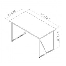 Conjunto de Mesa e 4 Banquetas Estilo Industrial Placa e Ponto - 2 Conjunto de Mesa e 4 Banquetas Estilo Industrial Placa e Ponto - 2