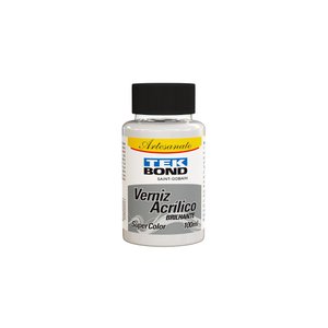 Verniz Acrílico Brilhante Artesanato 100ml Frasco - Tekbond