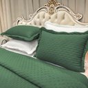 Ver imagem 6 de Coordenado Cobre Leito Casal e Lençol Diplomata 7 Peças - Verde