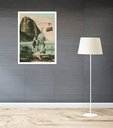 Ver imagem 1 de Quadro Decorativo Rio de Janeiro Retrô Pão de Açúcar-70x50cm:moldura Preta
