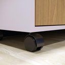 Ver imagem 6 de Home Theater Rack Painel Para TV Até 50 Polegadas Sala Quarto 2 Portas MDF Marrom Madeira Off