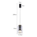 Ver imagem 5 de Lustre Pendente Nordecor Roz 2697 Preto Led Bivolt Preto 2697