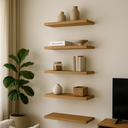 Ver imagem 3 de 5 Prateleiras Mdf 30x60cm para Sala sem Suporte 18mm