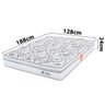 Cama Box Viúva com Colchão Ortopédico Dupla Face Firme 128x188cm Bf Colchões - 2