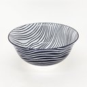 Ver imagem 1 de Bowl em Cerâmica Desenho Listras Preta M
