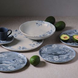 Conjunto de Xícara de Cafezinho com Pires 06 Peças Bio Hallerbos Porto Brasil Conj Xícara Cafezinho  - 4