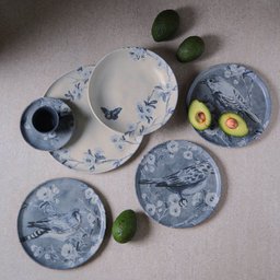 Conjunto de Xícara de Cafezinho com Pires 06 Peças Bio Hallerbos Porto Brasil Conj Xícara Cafezinho  - 3