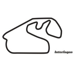 Quadro 3D Pista Interlagos / Decoração, F1, Fórmula 1 - Toque 3D - 4