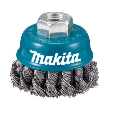 Escova de Aço Tipo Copo Arame Trançada 75mm D24131 Makita