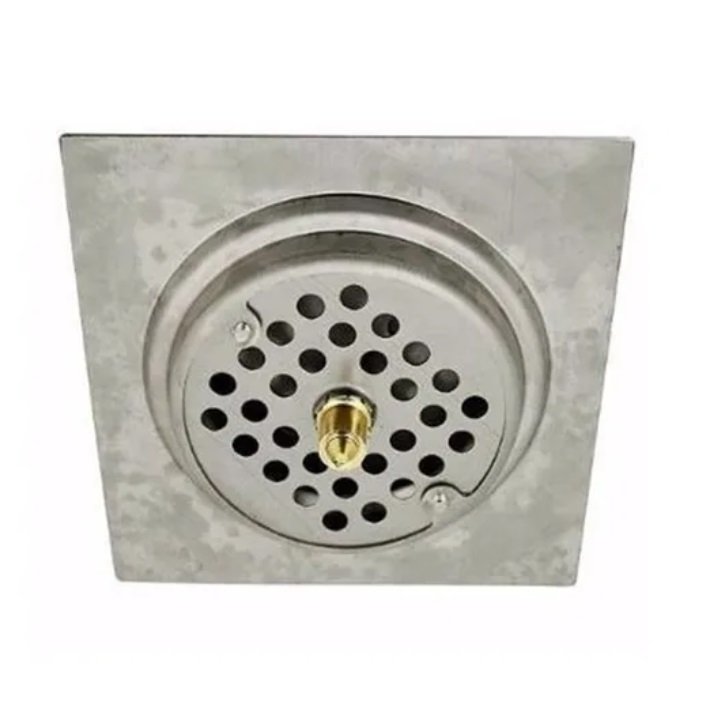 Ralo Click Inteligente Banheiro 10cmx10cm Quadrado Central - 3