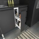 Ver imagem 2 de Gabinete de Cozinha em Aço 1,44m Cozimax – com Amortecedor e Divisor de Talheres:preto