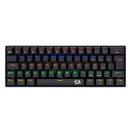 Teclado Mecânico Gamer Redragon Lakshmi - Abnt2 - Iluminação Rainbow - Switch Azul - K606r-blue - 1