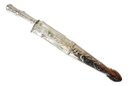 Ver imagem 1 de Faca Gaúcha Churrasco Inox 9 Bainha e Cabo Imita Prateada