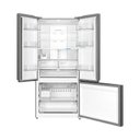 Ver imagem 2 de Geladeira Frost Free Multidoor 672l Inverter Inox Midea Mdrm905mmd463 Bivolt