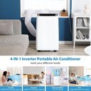 Ver imagem 3 de Takywep Ar Condicionado Portátil 14000 Btu Branco 70 M² Inverter