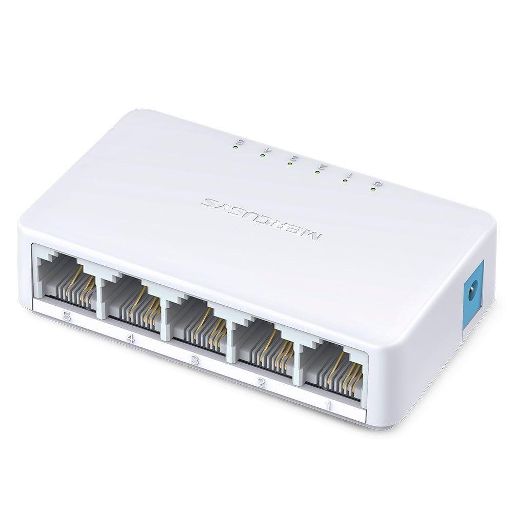 Switch 05 Portas 10/ 100mbps Mercusys Ms105 - 1