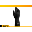 Ver imagem 3 de KIT 20 Luva Látex Preta Forrada Impermeável Premium Grossa
