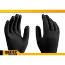 Ver imagem 5 de KIT 20 Luva Látex Preta Forrada Impermeável Premium Grossa